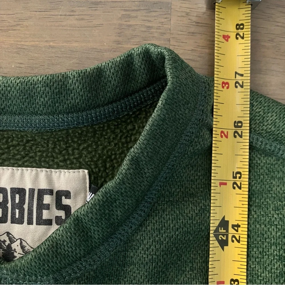 Chubbies Henley Sweatshirt Mens Small‎ Green Pullover Long Sleeve Fleece Preppy